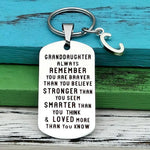 Load image into Gallery viewer, SANK®To My Grandson Granddaughter Son Daughter Gift Lettering Keychain

