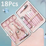 Load image into Gallery viewer, Stainless Steel Nail Care kit -18 Pieces

