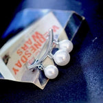 Load image into Gallery viewer, Women Pearl Cute Brooch Enamel Pin jewelry, 2PCs
