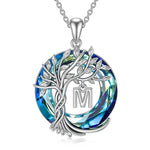 Load image into Gallery viewer, Tree of Life Crystal Pendant Necklace

