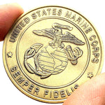 Load image into Gallery viewer, U.S. Marine Corps Commemorative Coin

