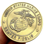 Load image into Gallery viewer, Cool Marine Corps Commemorative Coin
