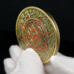 Load image into Gallery viewer, Unique Maya Aztec Calendar Commemorative Coin Selling Online
