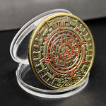 Load image into Gallery viewer, Cool Maya Aztec Calendar Commemorative Coin Collection
