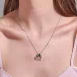 Load image into Gallery viewer, &quot;Mom&quot; Letter Heart Shape Necklace
