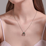 Load image into Gallery viewer, &quot;Mom&quot; Letter Heart Shape Necklace

