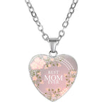 Load image into Gallery viewer, Mom's Love MOM Heart Pendant Necklace
