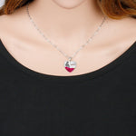 Load image into Gallery viewer, Mom's Love MOM Heart Pendant Necklace
