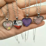 Load image into Gallery viewer, Mom's Love MOM Heart Pendant Necklace
