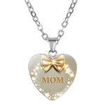 Load image into Gallery viewer, Mom's Love MOM Heart Pendant Necklace
