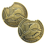 Load image into Gallery viewer, Funny Great White Shark Commemorative Coin Online Selling
