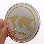 Load image into Gallery viewer, Funny Ripple Cryptocurrency Silver Commemorative Coin Crypto Coins
