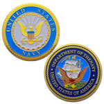 Load image into Gallery viewer, United States Military Commemorative Coins Navy Coins

