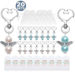 Load image into Gallery viewer, Christams New guardian angel keychain 20sets

