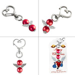 Load image into Gallery viewer, Christams New guardian angel keychain 20sets
