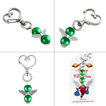 Load image into Gallery viewer, Christams New guardian angel keychain 20sets
