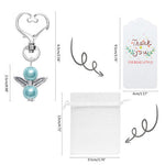 Load image into Gallery viewer, Christams New guardian angel keychain 20sets
