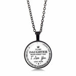 Load image into Gallery viewer, SANK®To my daughter pendant necklace
