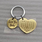 Load image into Gallery viewer, Sank®Special Day Personalized Calendar Keychain(Gift Package)
