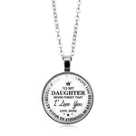 Load image into Gallery viewer, SANK®To my daughter pendant necklace
