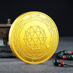 Load image into Gallery viewer, Buy QTUM Cryptocurrency Commemorative Coin Collectibles
