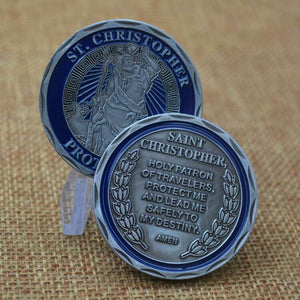 Saint Christopher Commemorative Coins Collectible Coin Online Shopping