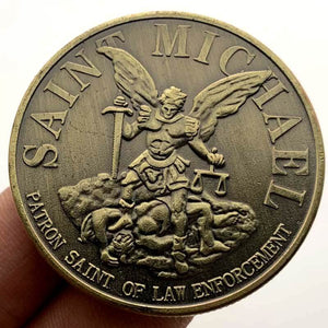 Cool Saint Michael Commemorative Coins Collectibles For Sale