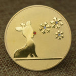 Load image into Gallery viewer, Merry Christmas From My Family To Yours Santa Claus Commemorative Coin
