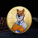 Load image into Gallery viewer, Shiba Cryptocurrency Commemorative Coin Crypto Dodge Online Selling
