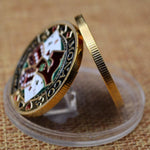 Load image into Gallery viewer, Skeleton Pirate Commemorative Coin With Protective Box
