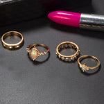 Load image into Gallery viewer, Star Moon Knuckle Set Ring
