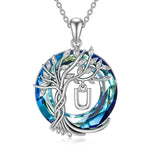 Load image into Gallery viewer, Tree of Life Crystal Pendant Necklace
