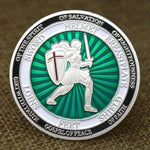 Load image into Gallery viewer, Unique Armor Warrior Color Paint Commemorative Coins Challenge Coins For Sale
