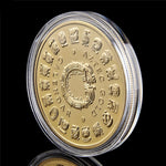 Load image into Gallery viewer, Custom Maya Aztec Calendar Commemorative Coins Collectible Coin
