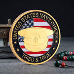 Load image into Gallery viewer, Unique Navy Commemorative Coins
