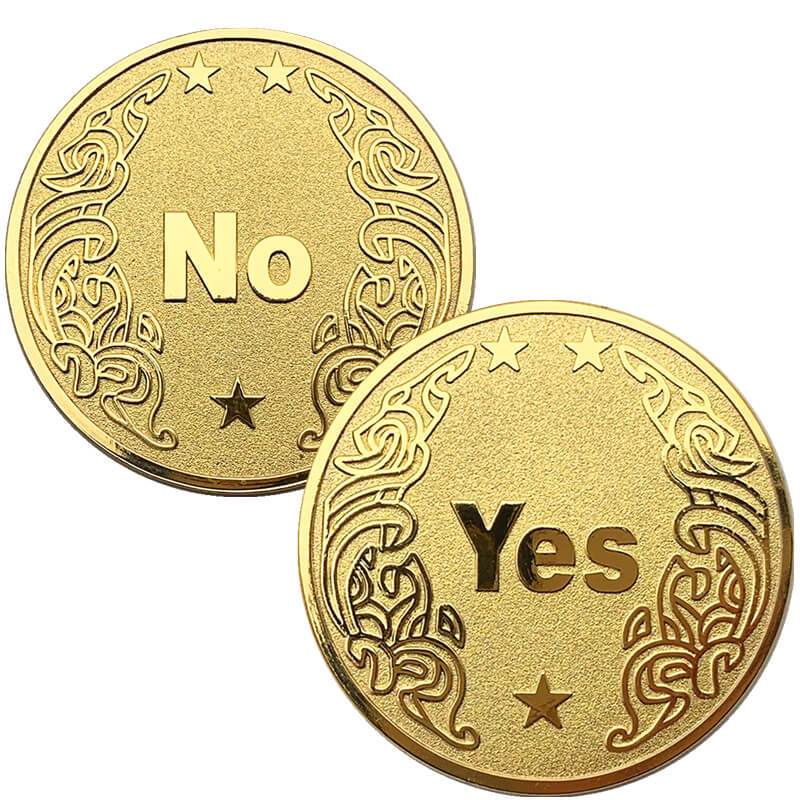 Funny YES / NO Decision-making Commemorative Coins
