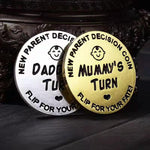 Load image into Gallery viewer, Double Sided New Parent Decision Coin
