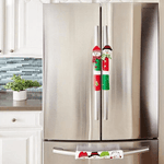 Load image into Gallery viewer, SNOWMAN KITCHEN HANDLE DOOR COVERS (SET OF 3)
