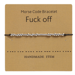 Load image into Gallery viewer, Morse Code Couple Bracelet
