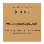 Load image into Gallery viewer, Morse Code Couple Bracelet
