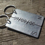 Load image into Gallery viewer, Sank®Personalized Matching Secret Message Keychains Set(Gift package)
