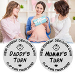 Load image into Gallery viewer, Double Sided New Parent Decision Coin
