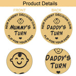 Load image into Gallery viewer, Double Sided New Parent Decision Coin
