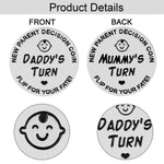 Load image into Gallery viewer, Double Sided New Parent Decision Coin
