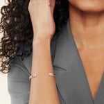 Load image into Gallery viewer, Sisters By Heart Cuff Bracelet-Inner Engraved Inspirational Cuff Bracelet Bangle
