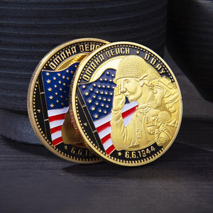us military challenge coins ww2 d day commemorative coins